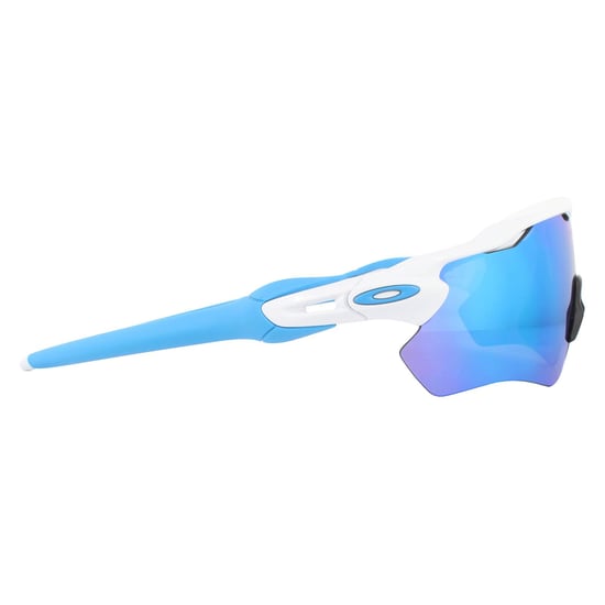 Oakley Sport Mens Polished White Prizm Sapphire Sunglasses