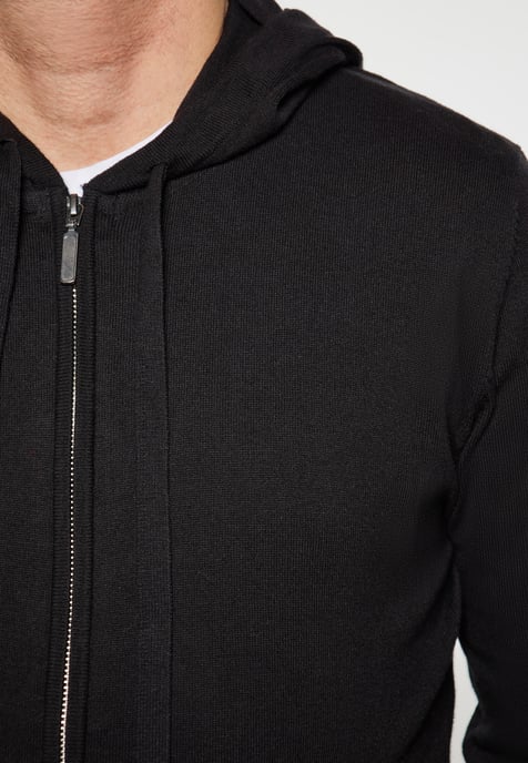 Mo Hooded jacket Men black - Image 3