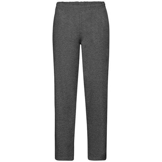 Fruit of the Loom Uniseks Classic Heather Open Hem Joggingbroek voor Volwassenen (Donkere Heide) - Image 1