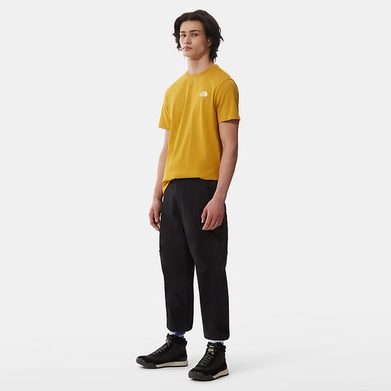 The North Face Men's Short Sleeve Simple Dome T-Shirt Arrowwood Yellow