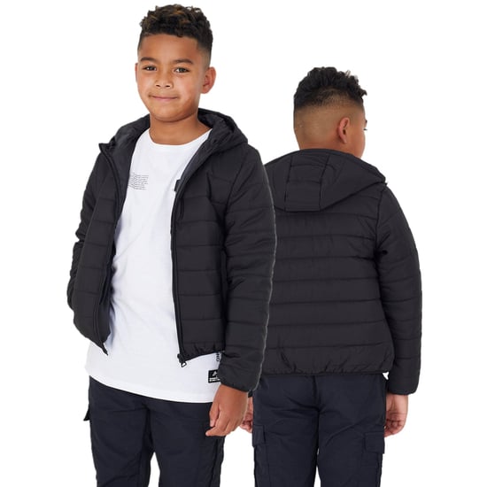 Brave Soul Boys Kids Puffer Jacket Hooded