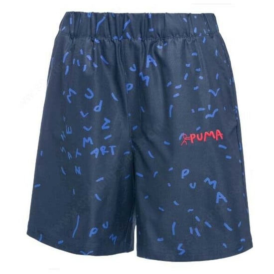 Puma x Shantell Martin Dam AOP Navy Shorts - Image 1