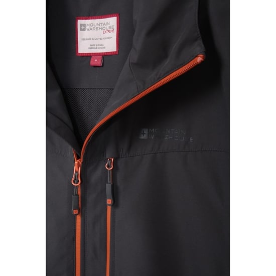 Mountain Warehouse Heren Brisk Extreme Waterdicht Jasje (Donkergrijs) - Image 6