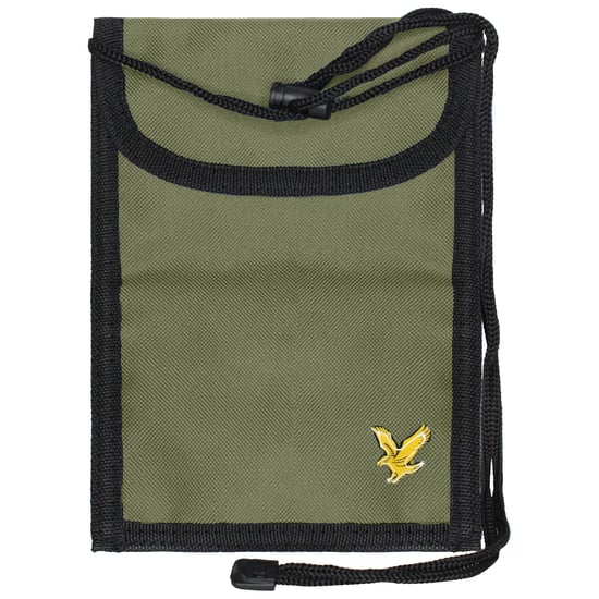 Lyle & Scott Adjustable Mens Khaki Pouch Shoulder Bag - Image 2