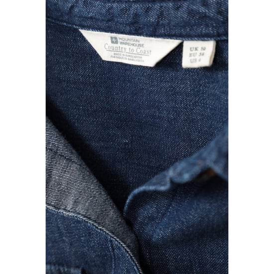 Mountain Warehouse Womens/Ladies Darla Denim Shirt (Blue) - Image 4
