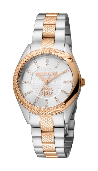 RC5L038M0105 Roberto Cavalli Women Quartz Stainless Steel Silver 5 ATM 32 mm - Image 1