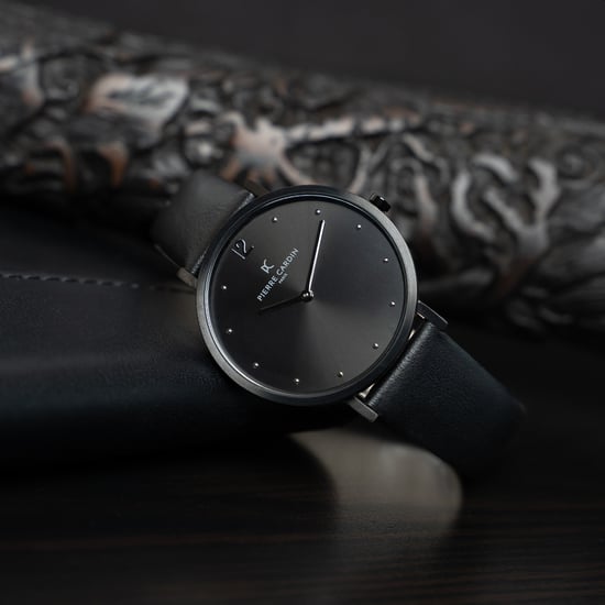 Pierre Cardin Belleville Simplicity Unisex's Black Watch CBV.1021