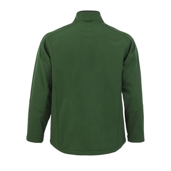 SOLS Mens Relax Soft Shell Jacket (Breathable, Windproof And Water Resistant) (Bottle Green) - Image 2