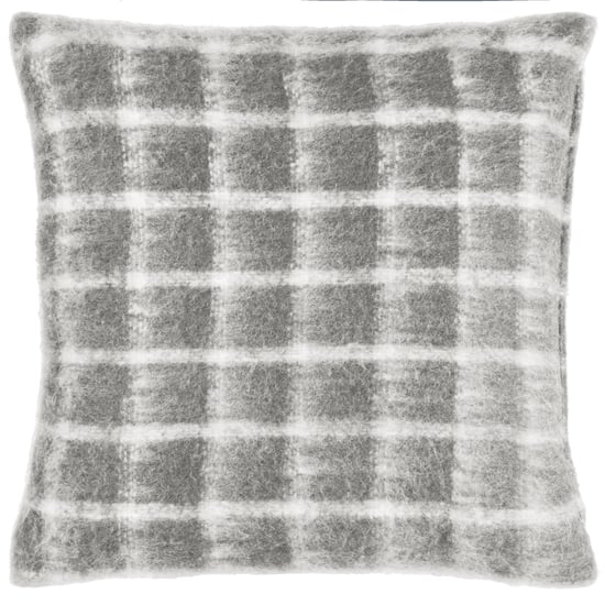 Yard Yarrow Check Faux Mohair Check Cushion Cover - Image 1