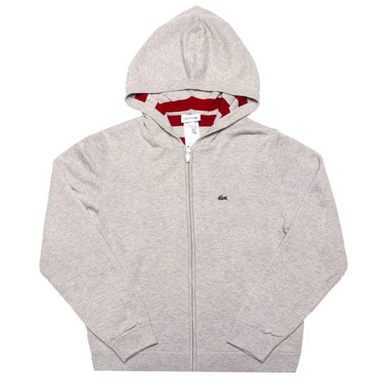 Boy's Lacoste Infant Reversible Cotton Hoody in Grey