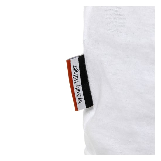 Andrew Charles Mens T-Shirt Short Sleeves Round Neck White KEITA