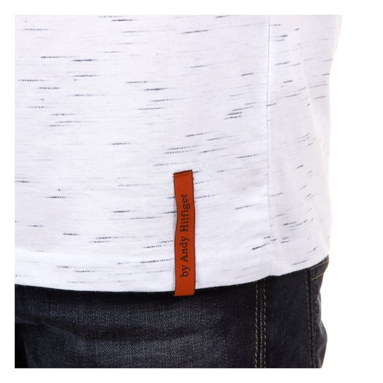 Andrew Charles Mens T-Shirt Short Sleeves V-Neck White CONNOR