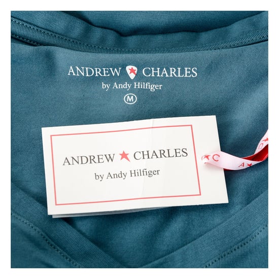 Andrew Charles Womens T-Shirt Short Sleeves V-Neck Green TAPIWA