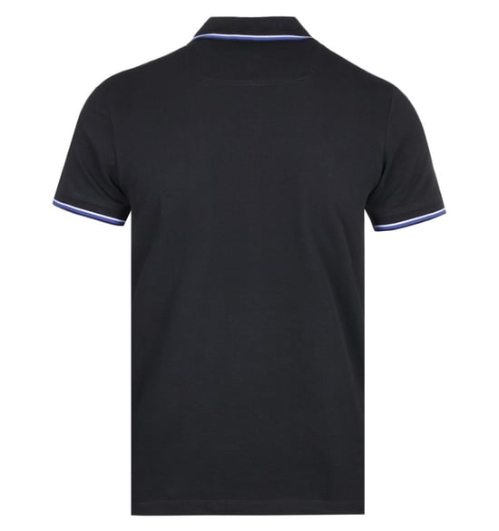 Diesel D Logo Black Tipped Polo Shirt - Image 2