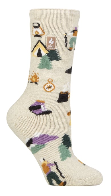 Dam Fun Hobby Socks | Heat Holders Lite | Novelty Winter Fleece Lined Thermal Socks - Walking - Image 1