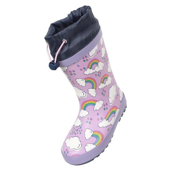 Mountain Warehouse Childrens/Kids II Rainbow Winter Wellington Boots (Lilac)