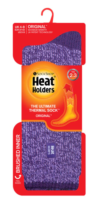 Heat Holders - Dames 2.3 tog thermo wintersokken - Primrose Paars - Image 2