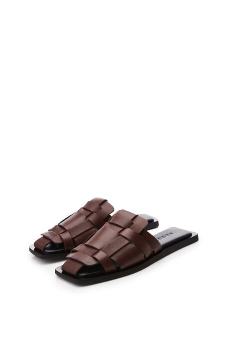'Sh Akari' Brown Leather