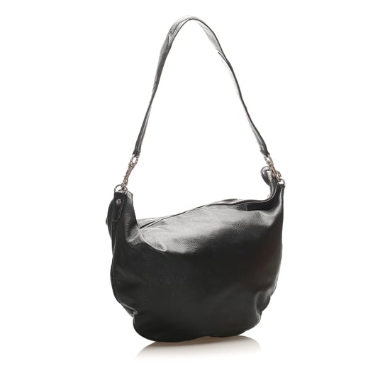 Vintage Gucci Leather Hobo Bag Black - Image 2