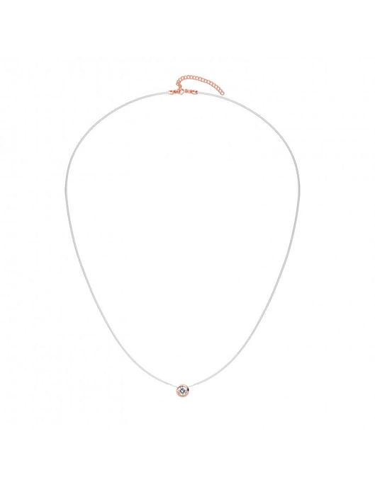 Moon-halsband - roséguld och kristall - Image 4