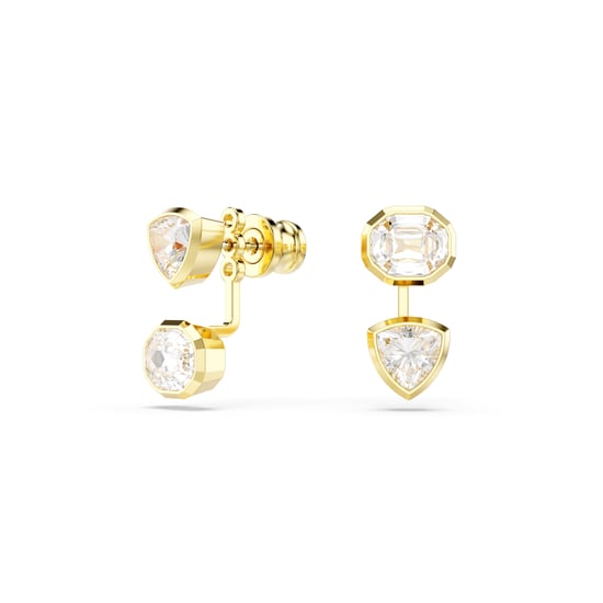 Swarovski 'Imber Organic' Women's Gold Plated Metal Stud Earrings - Gold 5705461 - Image 2