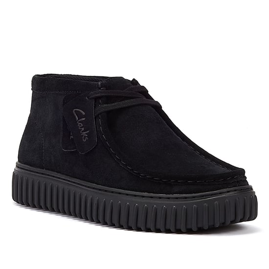 Clarks Originals Torhill Hi Suede Herenlaarzen Zwart - Image 2