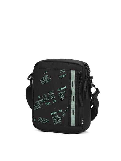 Aoking Shoulder Bag Unisex BLACK - Image 2