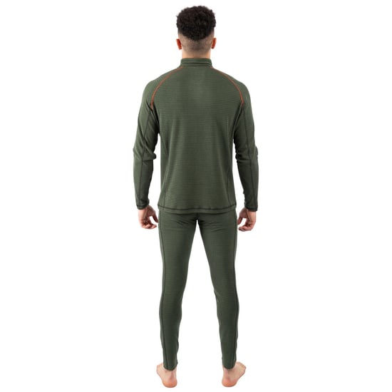 Trespass Mens Del Base Layer Top (Ivy/Black)