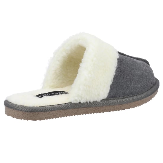 Hush Puppies Womens/Ladies Arianna Suede Slippers (Grey) - Image 3