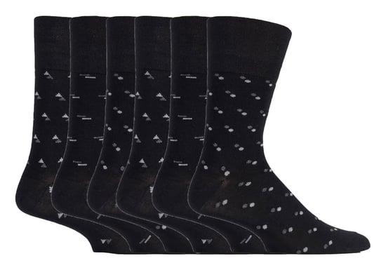 Sock Shop Gentle Grip - 6 par icke elastiska bambustrumpor för herrar - SOMRM04 - Image 1