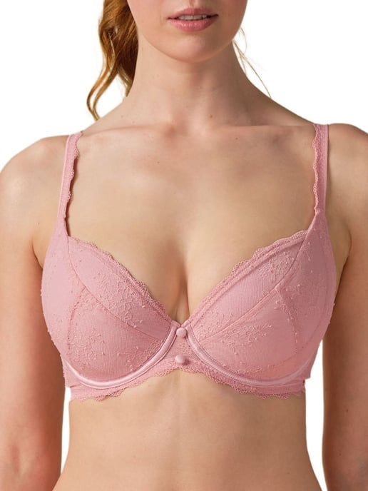 Vintage Romance Padded Plunge Bra