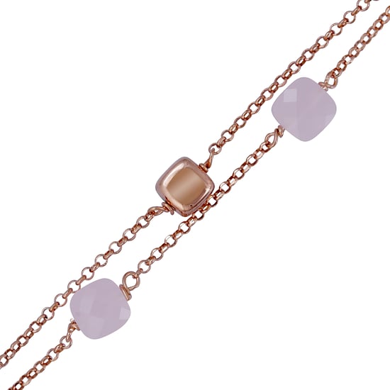 Orphelia 'Joelle' Dames 925 Sterling Zilveren Armband - Roze ZA-7432 - Image 3