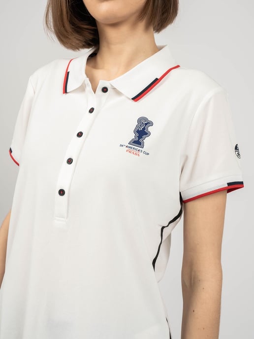 North Sails x Prada Polo Shirt Auroa Woman's White