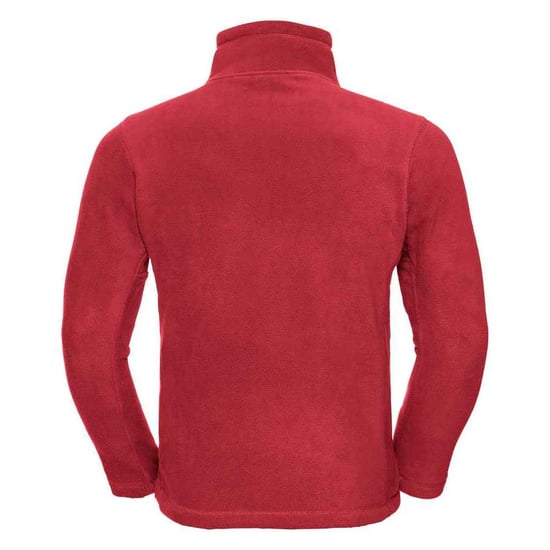 Russell Mens Zip Neck Outdoor Fleece Top (Classic Red) - Image 2