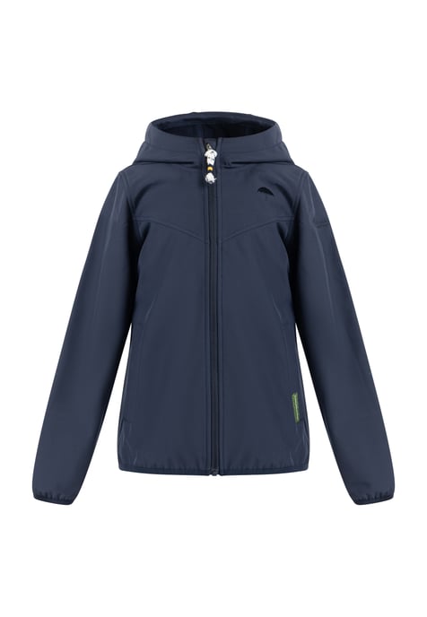 Schmuddelwedda Softshell blouson - gerecycled materiaal Meisje marine - Image 1