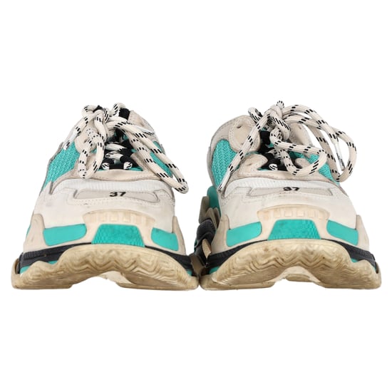 Balenciaga Triple S Sneakers in Turquoise Polyester - Image 3