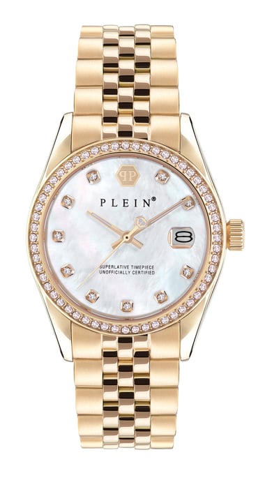 Philipp Plein Date Superlative Women's Gold Watch PWYAA0323 - Image 1