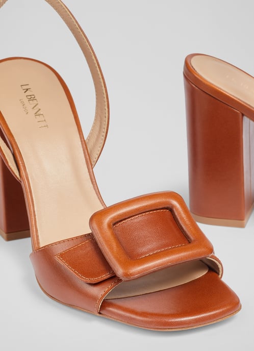 LK Bennett Florance Formal Sandals, Tan