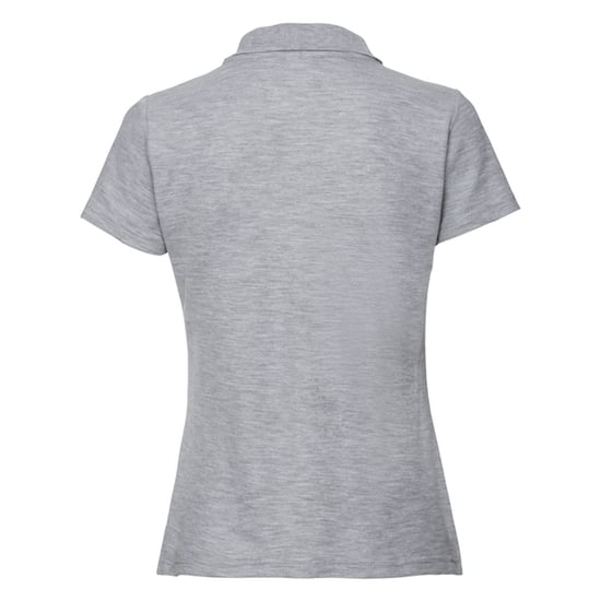 Russell Womens/Ladies Classic Polycotton Polo Shirt (Light Oxford Heather) - Image 2