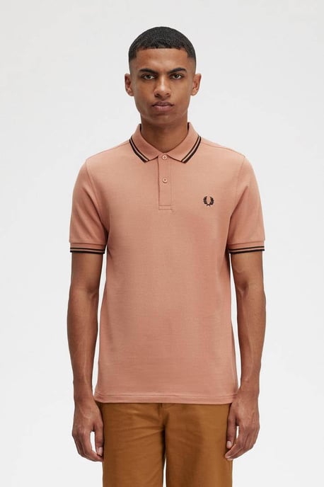 GBFred Perry regular fit polo ljus rost - Image 4