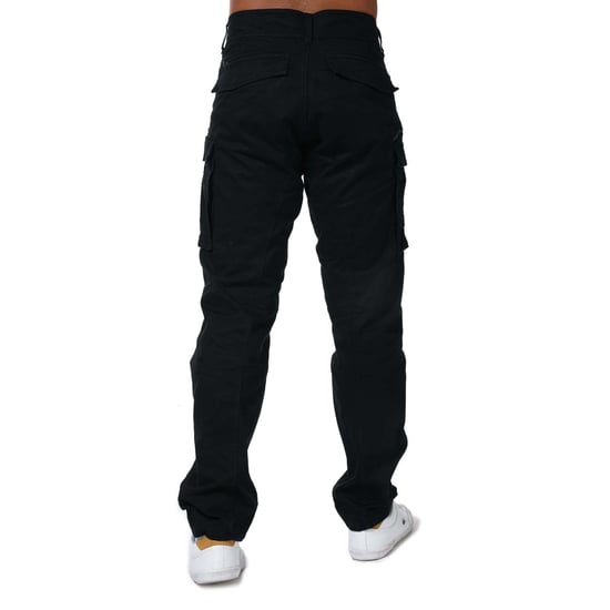 Men's Replay Joe Cargo Trousers in Charcoal - Image 2