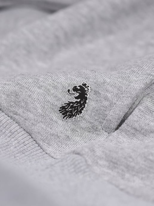 Luke 1977 Womens Jumping Workout Oversized Hoodie in Light Grey
