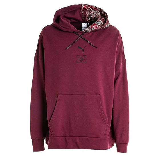 Puma x Les Benjamins Long Sleeve Pullover Burgundy Mens Hoodie 578533 96