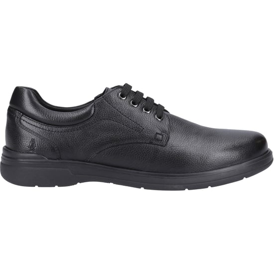 Hush Puppies Marco Leer Heren Zwart Veterschoenen - Image 5