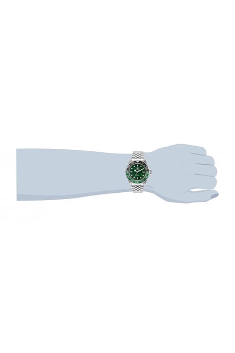 Invicta Pro Diver 34105 Heren Horloge - Quartz Uurwerk - Roestvrij Staal met groene Wijzerplaat - 40mm - Image 2