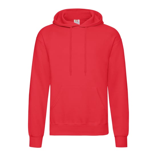 Fruit of the Loom Unisex Adult Polycotton Lightweight Hoodie (Red) - Image 1