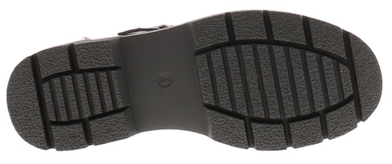 Platino Womens Shoes Work School Jenny Buckle black patent