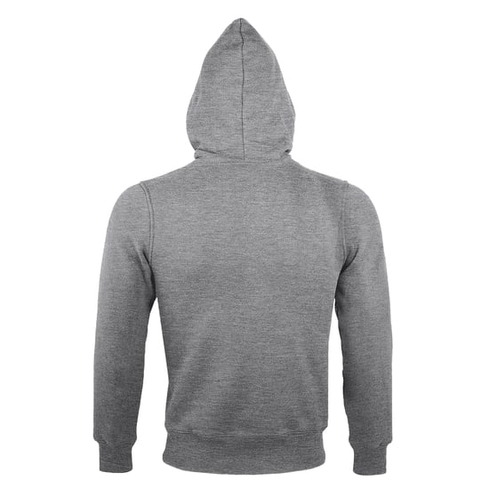 SOLS Sherpa Unisex Zip-Up Hooded Sweatshirt / Hoodie (Grey Marl) - Image 2