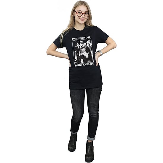 Disney Womens/Ladies Every Fairy Tale Needs A Villain Cotton Boyfriend T-Shirt (Black) - Image 2