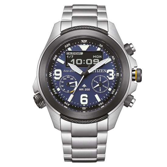 Citizen Promaster Land U822 Men's Silver Watch JV1006-51L - Image 1